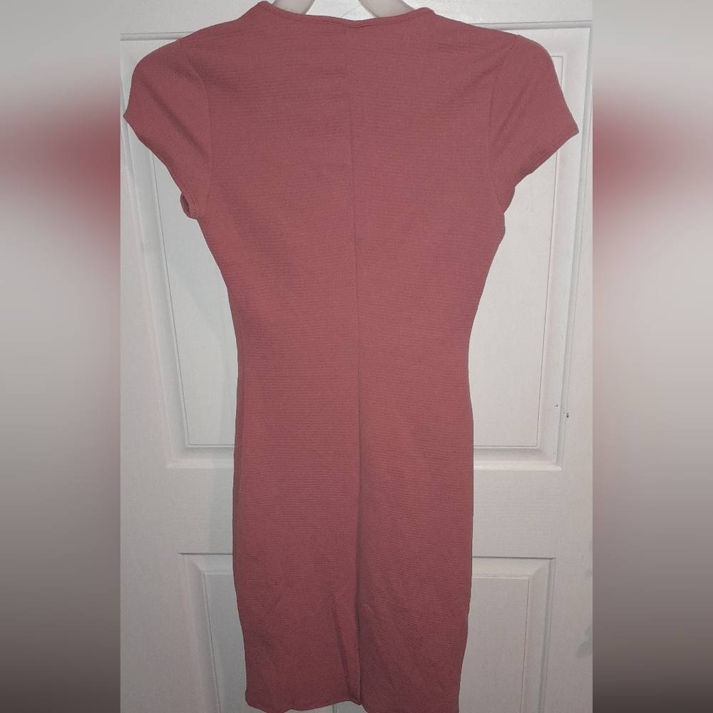 Ladies Brat Star M BodyCon Mini Dress Powder Pink NWT